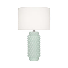 Load image into Gallery viewer, Dolly Table Lamp in Celadon/White (Large).
