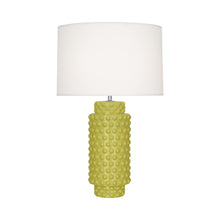 Load image into Gallery viewer, Dolly Table Lamp in Citron/White (Large).
