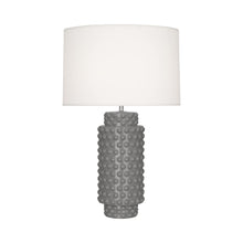 Load image into Gallery viewer, Dolly Table Lamp in Smoky Taupe/White (Large).
