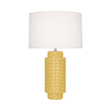 Load image into Gallery viewer, Dolly Table Lamp in Sunset Yellow/White (Large).
