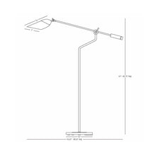 Load image into Gallery viewer, Ferdinand Floor Lamp - line drawing.

