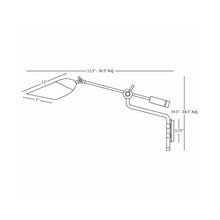 Load image into Gallery viewer, Ferdinand Wall Light - line drawing.
