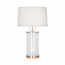 Load image into Gallery viewer, Gloria Table Lamp in Modern Brass.
