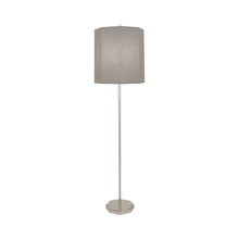 Load image into Gallery viewer, Kate Floor Lamp in Smoke Gray/Polished Nickel.
