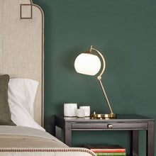 Load image into Gallery viewer, Nova Table Lamp in bedroom.
