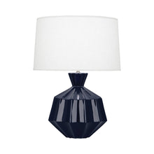 Load image into Gallery viewer, Orion Table Lamp in Midnight Blue (Large).
