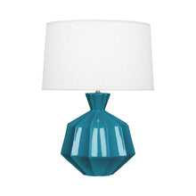 Load image into Gallery viewer, Orion Table Lamp in Peacock (Large).
