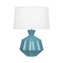 Load image into Gallery viewer, Orion Table Lamp in Steel Blue (Large).
