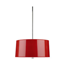 Load image into Gallery viewer, Penelope Pendant Light in Red.
