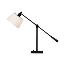 Load image into Gallery viewer, Real Simple Boom Table Lamp in Matte Black.
