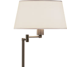 Load image into Gallery viewer, Real Simple Swing Arm Floor Lamp in Detail.
