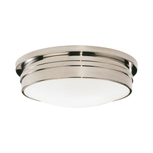 Load image into Gallery viewer, Roderick Flush Mount Ceiling Light in Polished Nickel (Large).
