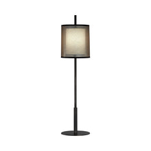 Load image into Gallery viewer, Saturnia Table Lamp in Deep Patina Bronze (32.5-Inch).
