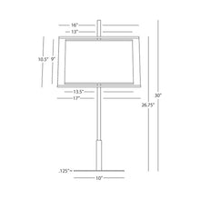 Load image into Gallery viewer, Saturnia Table Lamp - line drawing.
