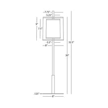 Load image into Gallery viewer, Saturnia Table Lamp - line drawing.
