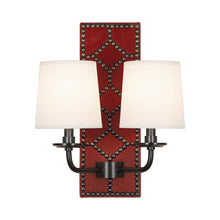 Load image into Gallery viewer, Williamsburg Lightfoot Wall Light in Dragons Blood/Deep Patina Bronze.

