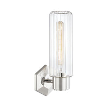 Load image into Gallery viewer, Roebling Wall Light in 1-Light/Polished Nickel.
