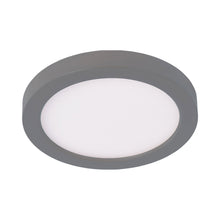 Load image into Gallery viewer, Round LED Ceiling/Wall Light in Nickel (Small).
