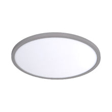 Load image into Gallery viewer, Round LED Ceiling/Wall Light in Brushed Nickel (Medium).
