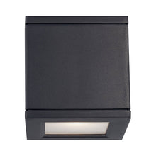 Load image into Gallery viewer, Rubix Outdoor LED Wall Light in Black (1-Light).
