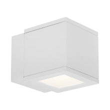 Load image into Gallery viewer, Rubix Outdoor LED Wall Light in White (1-Light).
