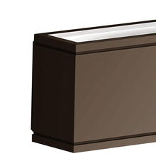 Load image into Gallery viewer, Rubix Rectangular Outdoor LED Wall Light in Detail.
