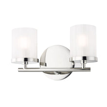 Load image into Gallery viewer, Ryan Bath Wall Light in Polished Nickel (2-Light).
