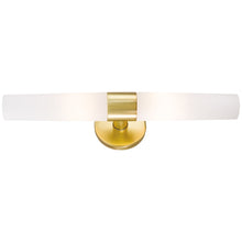 Load image into Gallery viewer, Saber Bath Vanity Light in Honey Gold.
