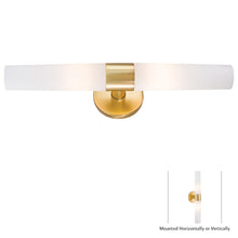 Load image into Gallery viewer, Saber Bath Vanity Light in Detail.
