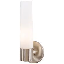 Load image into Gallery viewer, Saber Bath Wall Light in Brushed Nickel.
