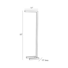 Load image into Gallery viewer, Salford LED Floor Lamp - line drawing.
