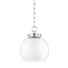 Load image into Gallery viewer, Sasha LED Pendant Light in Polished Nickel/Small.
