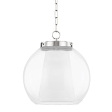 Load image into Gallery viewer, Sasha LED Pendant Light in Polished Nickel/Large.
