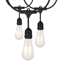 Load image into Gallery viewer, Indoor/Outdoor String Lights in Black (LED/1W/24-feet/7-Unit).
