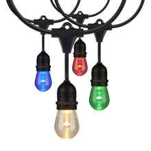 Load image into Gallery viewer, Remote ControlLED Indoor/Outdoor LED String Lights in Black.
