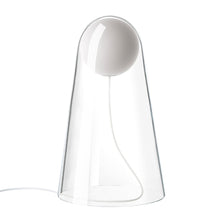 Load image into Gallery viewer, Satellight LED Table Lamp in White and Clear.
