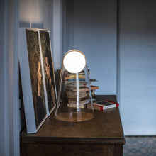 Load image into Gallery viewer, Satellight LED Table Lamp in living room.
