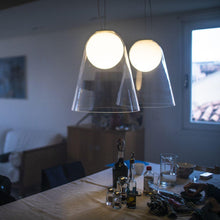 Load image into Gallery viewer, Satellight Pendant Light in living room.
