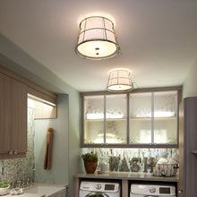Load image into Gallery viewer, Savona Semi-Flush Mount Ceiling Mount in living room.
