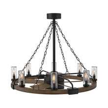 Load image into Gallery viewer, Sawyer LED Ceiling Fan in Detail.
