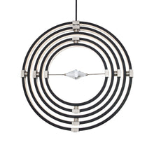 Load image into Gallery viewer, Atomic LED Pendant Light in Brushed Nickel.
