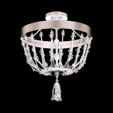Load image into Gallery viewer, Bali LED Semi Flush Ceiling Light in Antique Silver.

