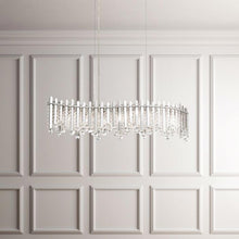 Load image into Gallery viewer, Chatter Linear Pendant Light in Detail.
