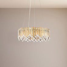 Load image into Gallery viewer, Chatter Round Pendant Light in Detail.
