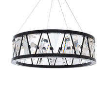 Load image into Gallery viewer, Corinth LED Pendant Light in Black.
