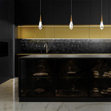 Load image into Gallery viewer, Hibiscus LED Mini Pendant Light in bathroom.
