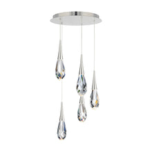 Load image into Gallery viewer, Hibiscus LED Multi Light Pendant Light in Detail.
