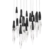 Load image into Gallery viewer, Kindjal LED Multi Light Pendant Light in Black (21-Light).
