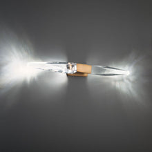Load image into Gallery viewer, Kindjal LED Vanity Wall Light in Detail.
