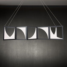 Load image into Gallery viewer, Luna LED Linear Pendant Light in Detail.
